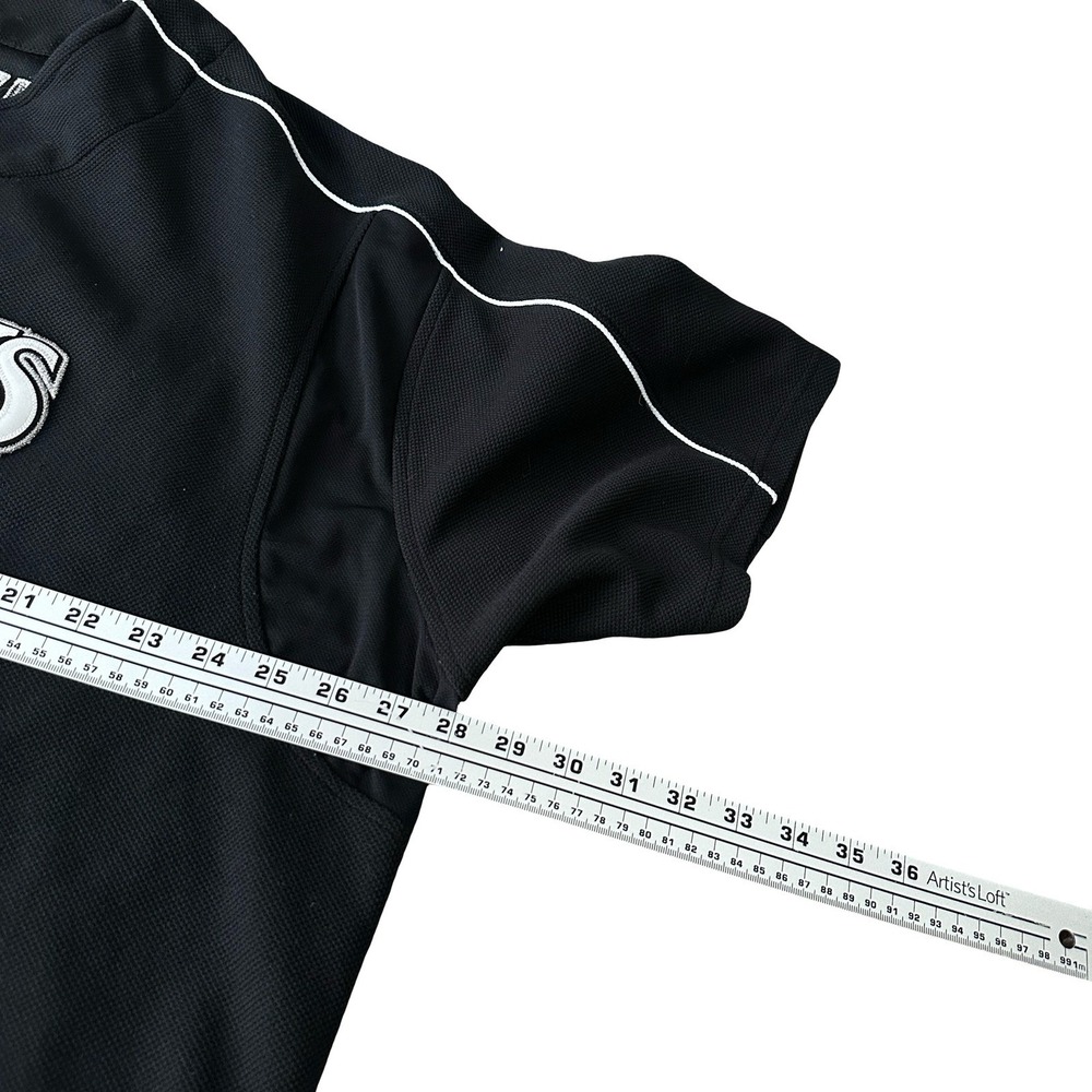 Mitchell & Ness Florida Marlins Dontrelle Willis 35 Jersey Black Mens 3XL 56 - Picture 11 of 13